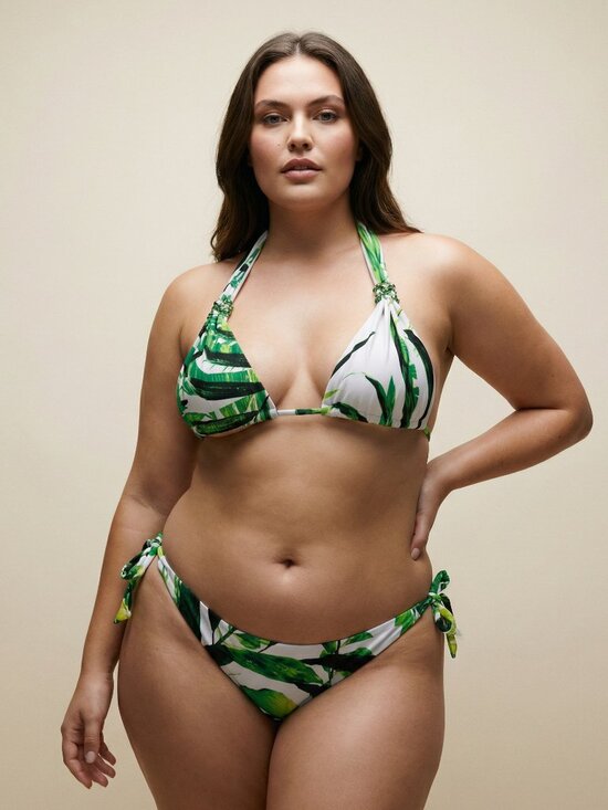 beach candy Other - Tropical Leaf Print Bikini Set